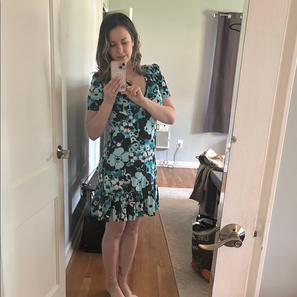 Michael Kors Floral Mini Dress – XS